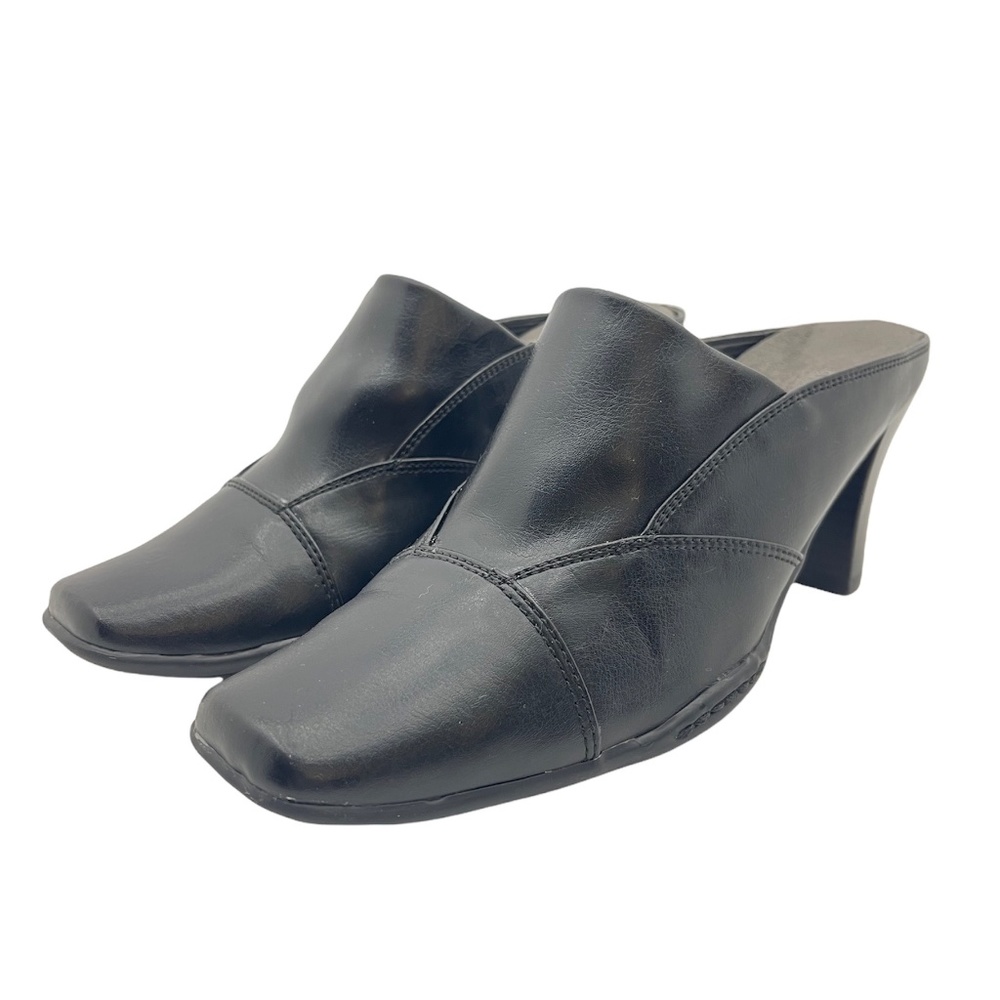 Aerosoles Cincture Women's Size 9 Black 3 in Heels Mules Slip On Classic Design
